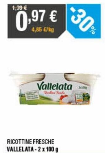 Poli Vallelata Ricottine Fresche 2x100 g offerta
