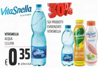 Coop Vitasnella Acqua 1,5 litri offerta