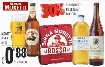 Coop Moretti Birra 66 cl offerta