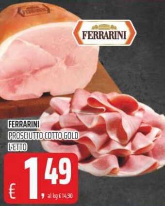Coop Ferrarini Prosciutto Cotto Gold offerta