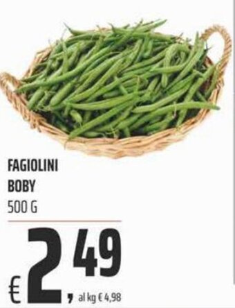 Coop Fagiolini Boby 500 g offerta