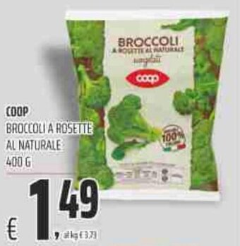Coop Coop Broccoli a Rosette al Naturale 400 g offerta