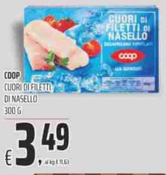 Coop Coop Cuori di Filetti di Nasello 300 g offerta