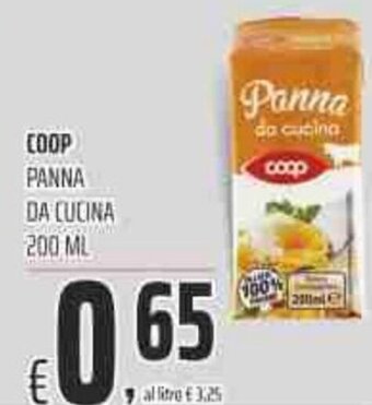 Coop Coop Panna da Cucina 200 ml offerta