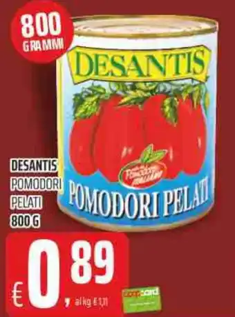 Coop Desantis Pomodori Pelati 800 g offerta