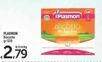 Carrefour Market Plasmon Biscotto 320gr offerta