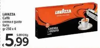 Carrefour Market Lavazza Caffè Crema e Gusto Forte 250gr x 4 offerta