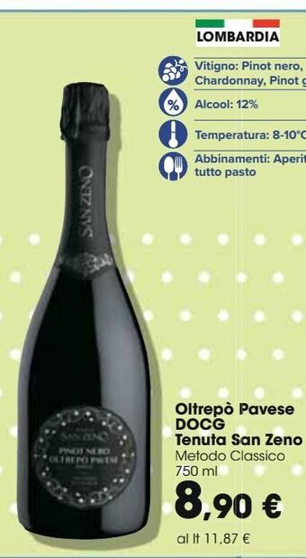 Oltrepò pavese docg tenuta san zeno
