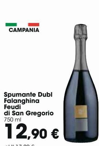 Carrefour Iper Spumante dubi falanghina feudi di san gregorio offerta