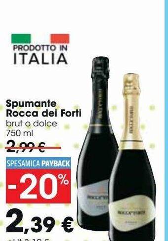 Spumante rocca dei forti