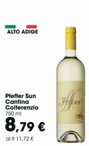 Carrefour Iper Pfeffer sun cantina colterenzio offerta