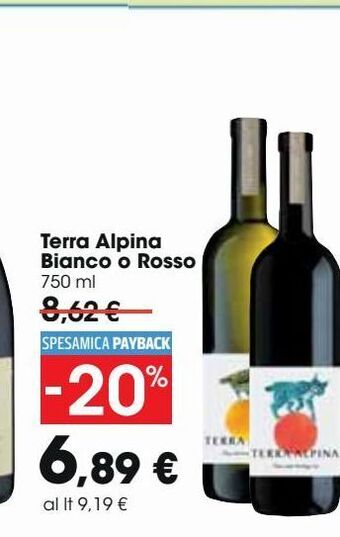 Terra alpina bianco o rosso