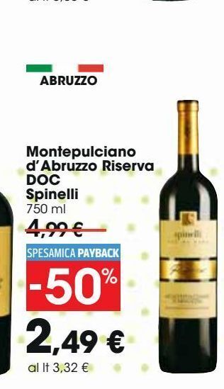 Montepulciano d'abruzzo riserva doc spinelli