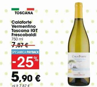 Calaforte vermentino toscana igt frescobaldi