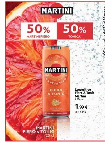 L'aperitivo fiero & tonic martini