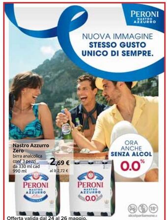 Nastro azzurro zero