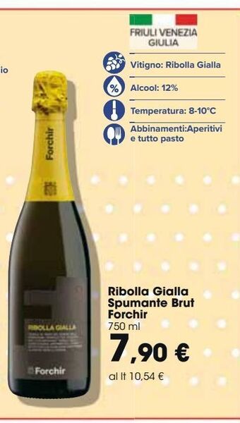 Ribolla gialla spumante brut forchir