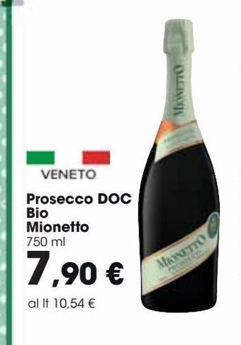 Carrefour Market Prosecco doc bio mionetto offerta