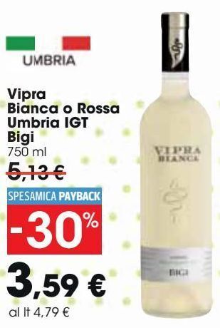 Carrefour Market Vipra bianca o rossa umbria igt bigi offerta