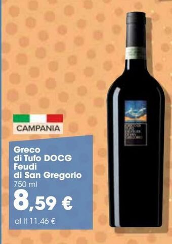Carrefour Market Greco di tufo docg feudi di san gregorio offerta