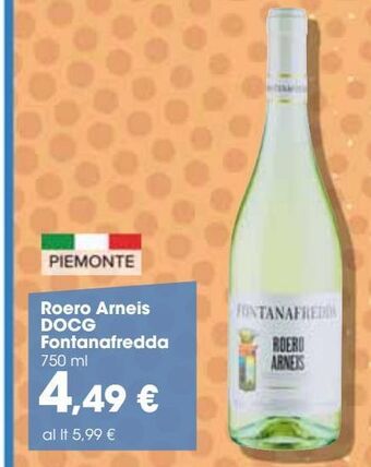 Roero arneis docg fontanafredda