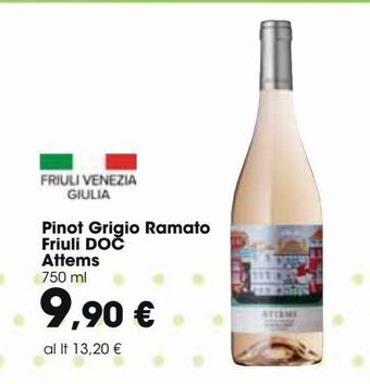 Carrefour Market Pinot grigio ramato friuli doc attems offerta