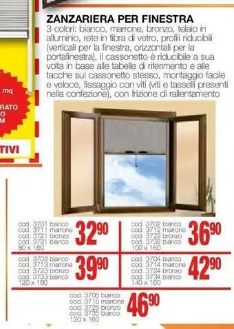 Mondo Brico Zanzariera per finestra offerta