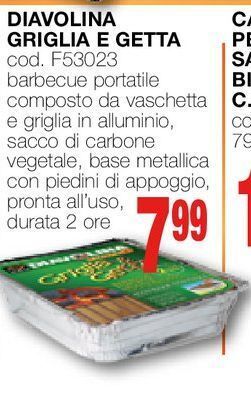 Mondo Brico Diavolina griglia e getta offerta