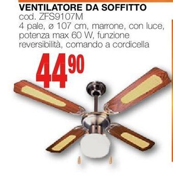 Ventilatore da soffitto