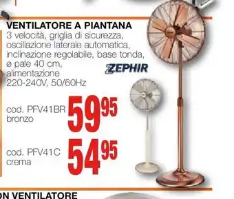 Mondo Brico Ventilatore a piantana offerta