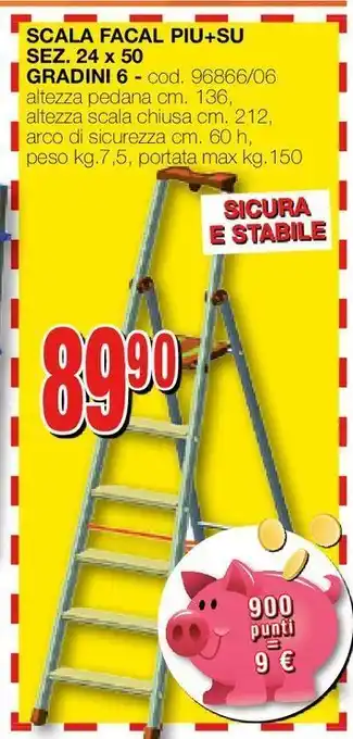 Scala facal piu+su sez. 24 x 50 gradini 6