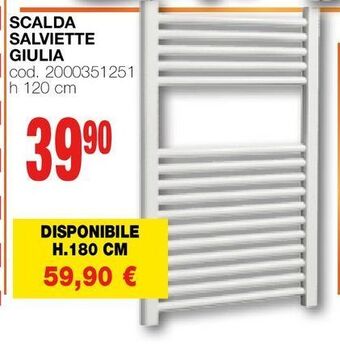 Mondo Brico Scaldasalviette giulia offerta