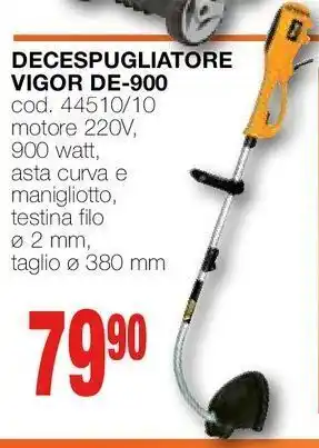 Decespugliatore vigor de-900