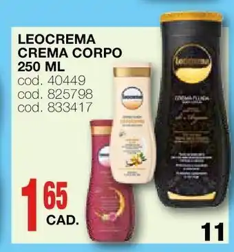 Mondo Brico Leocrema crema corpo 250 ml offerta