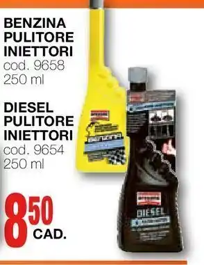 Benzina pulitore iniettori