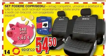 Set fodere coprisedili