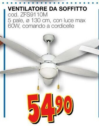 Ventilatore a soffitto