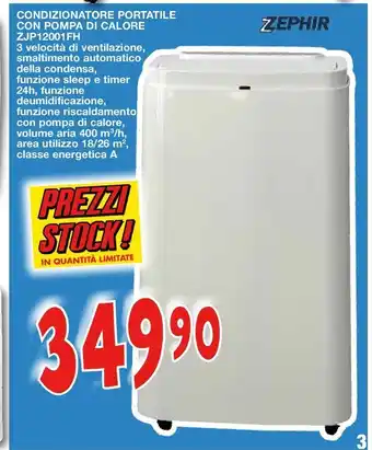 Mondo Brico Condizionatore portatile con pompa di calore offerta