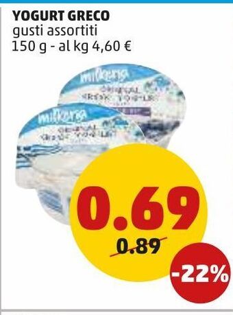 PENNY Yogurt greco offerta