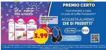 Crema corpo, strisce corpo, viso veet