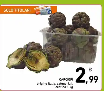 Spazio Conad Carciofi 1 kg offerta