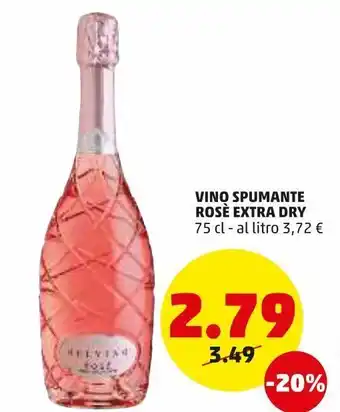 PENNY Vino spumante rosè extra dry offerta
