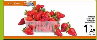 Spazio Conad Fragole 500g offerta