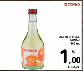 Spazio Conad Aceto di mele conad 500 ml offerta