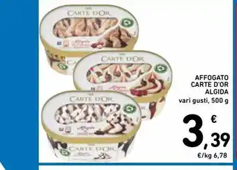Spazio Conad Affogato carte d'or algida vari gusti 500g offerta