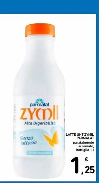 Spazio Conad Latte uht zymil parzialmente scremato parmalat 1 l offerta