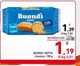 Spazio Conad Buondì motta classico 198g offerta