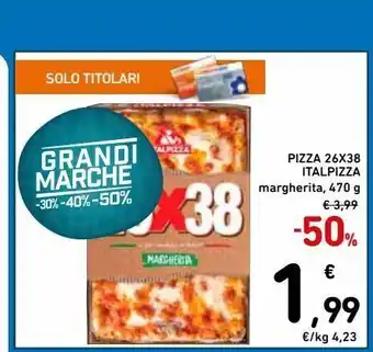 Spazio Conad Pizza italpizza 26x38 marcherita 470g offerta