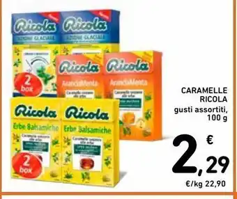 Caramelle ricola gusti assortiti 100g
