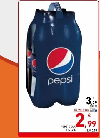 Spazio Conad Pepsi cola 1.5 l x4 offerta